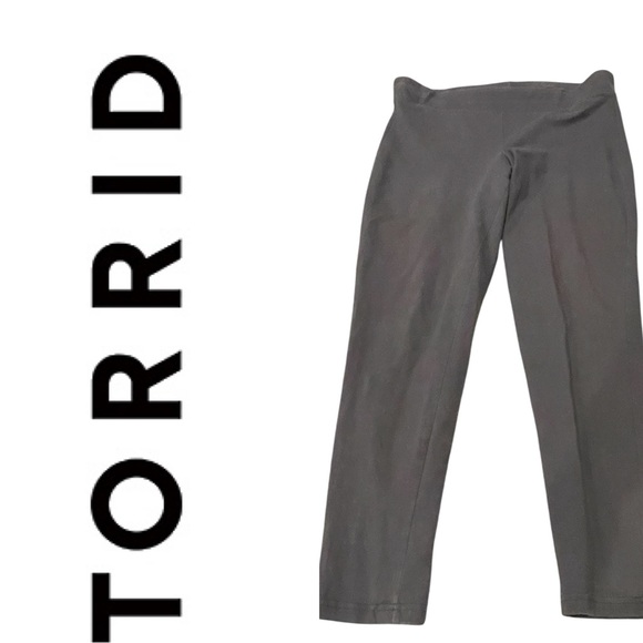 torrid Pants - TORRID Full Length Signature Waist Premium Leggings Pants Gray Size 2